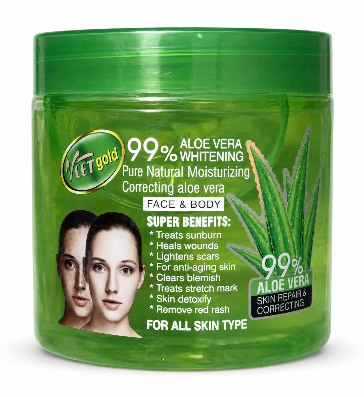 Veetgold 99% Aloe Vera Gel