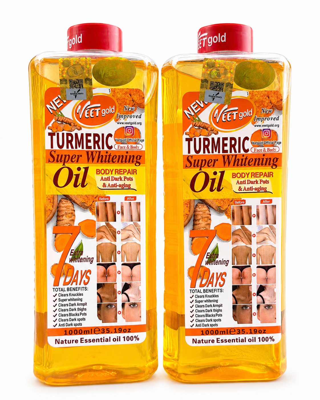 Veetgold Turmeric Body oil