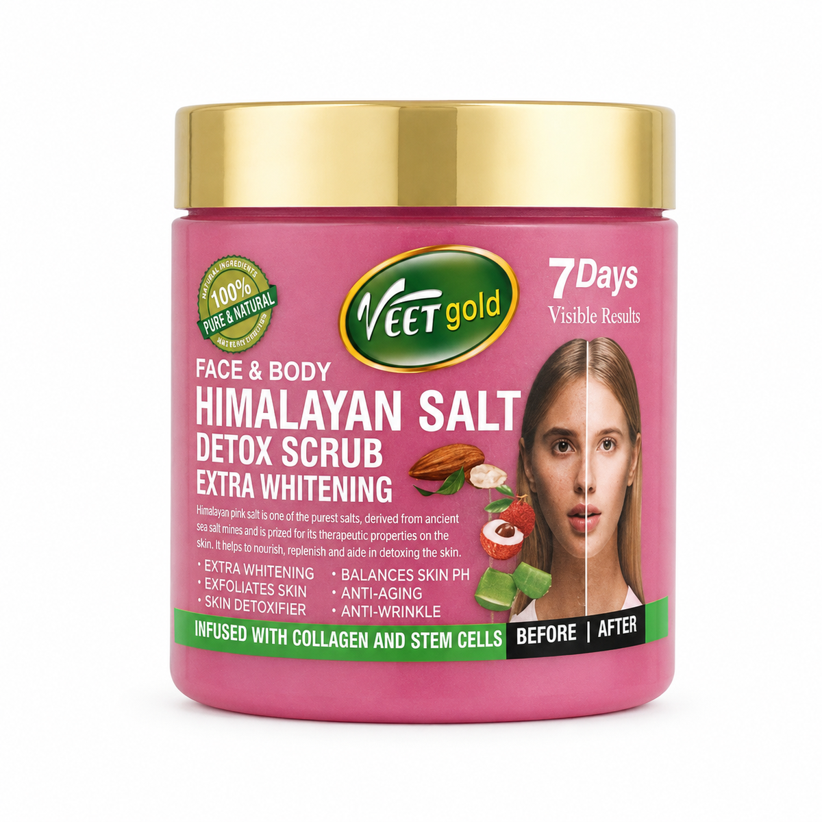 Veetgold Himalayan Salt Detox Scrub