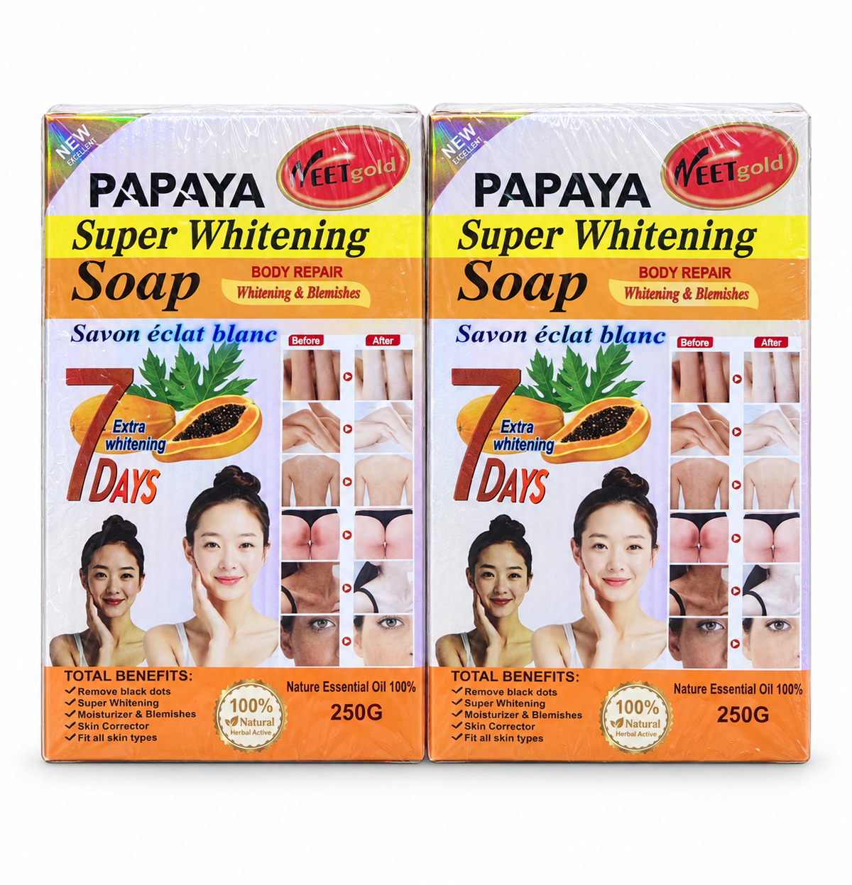 Veetgold Papaya Super Whitening Body Soap